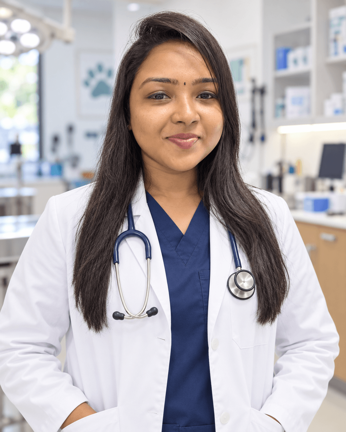 Dr. Revathy T, veterinary surgeon at Sanchu Animal Hospital