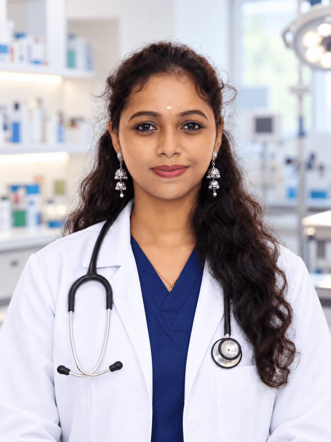 Dr. Nivedha, veterinary surgeon at Sanchu Animal Hospital