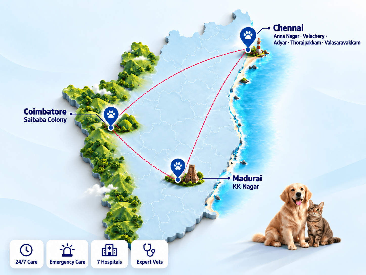 Sanchu Animal Hospital Location